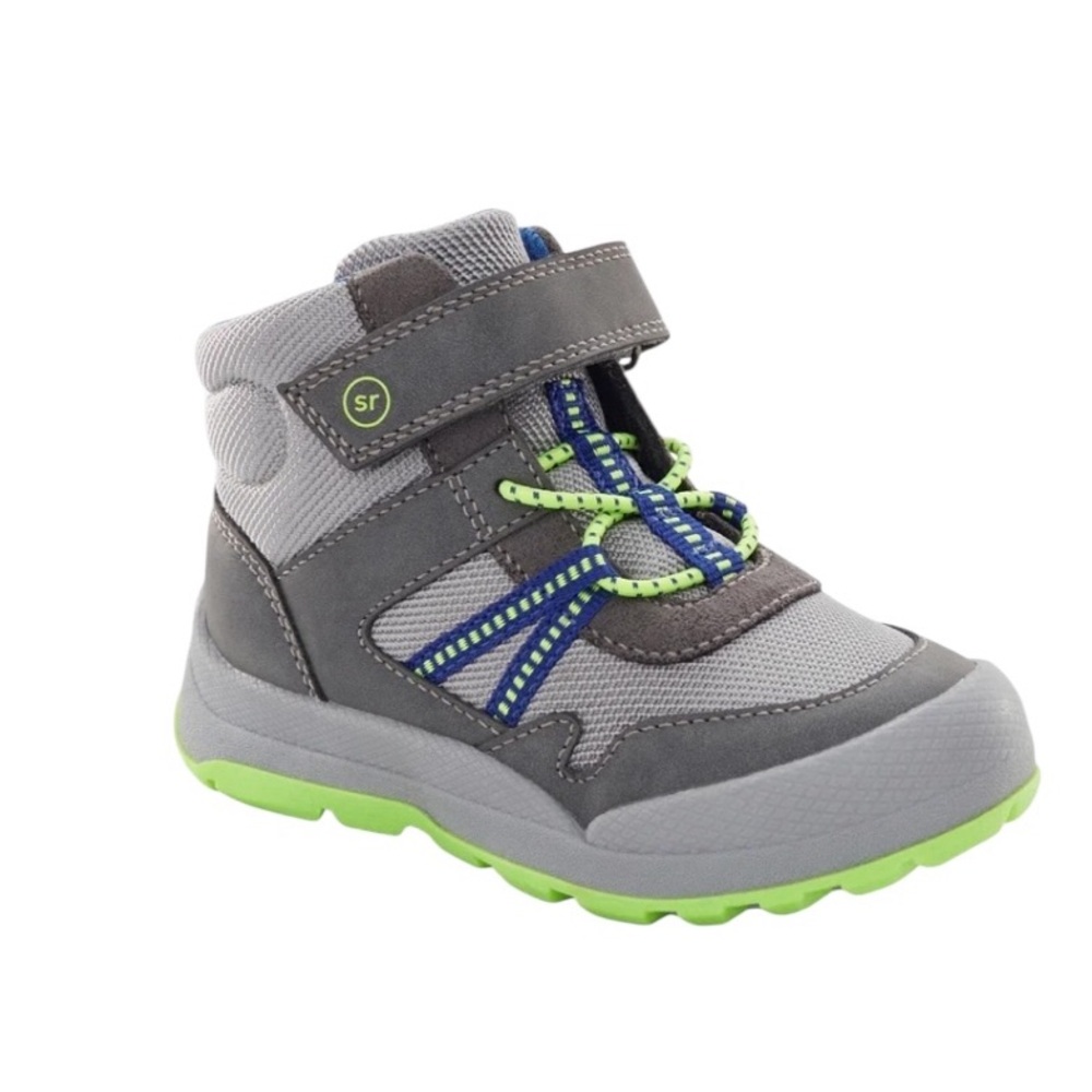 NWT Sz 12 Toddler Stride Rite 360 Memory Foam Footbed Durable Loop Kamari Boots